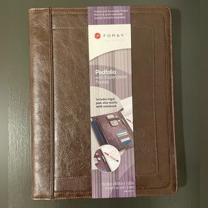 Brown Leather Padfolio